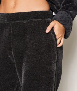 Etam Pantalon de pyjama large NOIR Fashion
