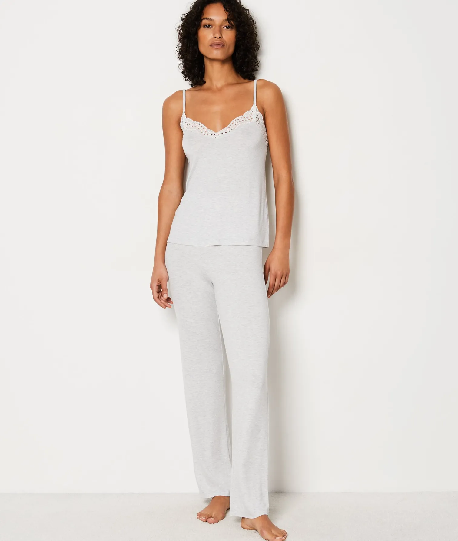 Etam Pantalon de pyjama large en modal GRISCLAIR Best