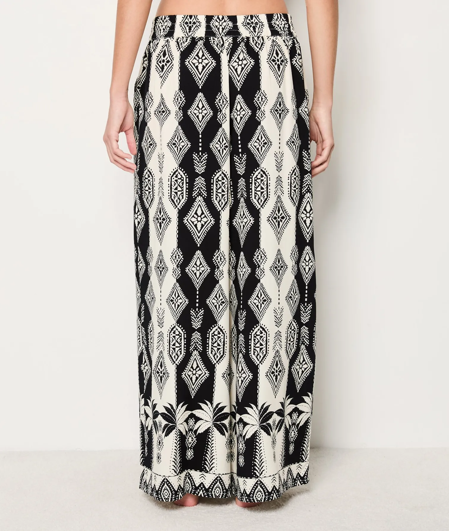 Etam Pantalon de pyjama large avec motifs IMPFDECRU Flash Sale