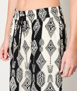 Etam Pantalon de pyjama large avec motifs IMPFDECRU Flash Sale