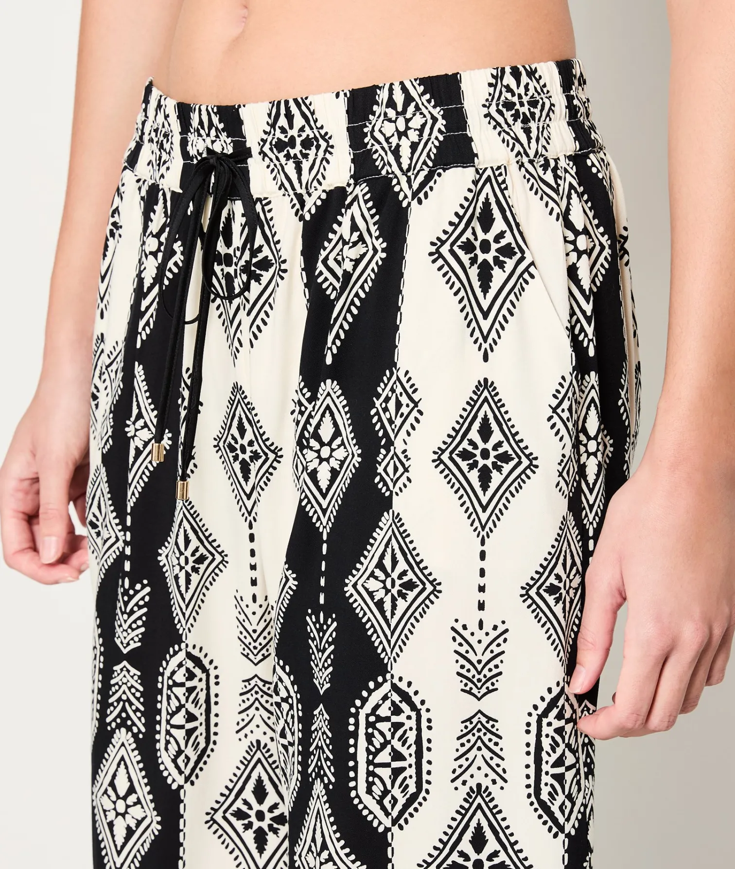 Etam Pantalon de pyjama large avec motifs IMPFDECRU Flash Sale