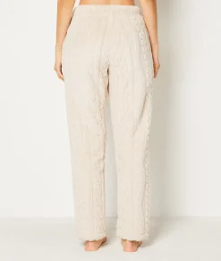 Etam Pantalon de pyjama polaire BEIGE New