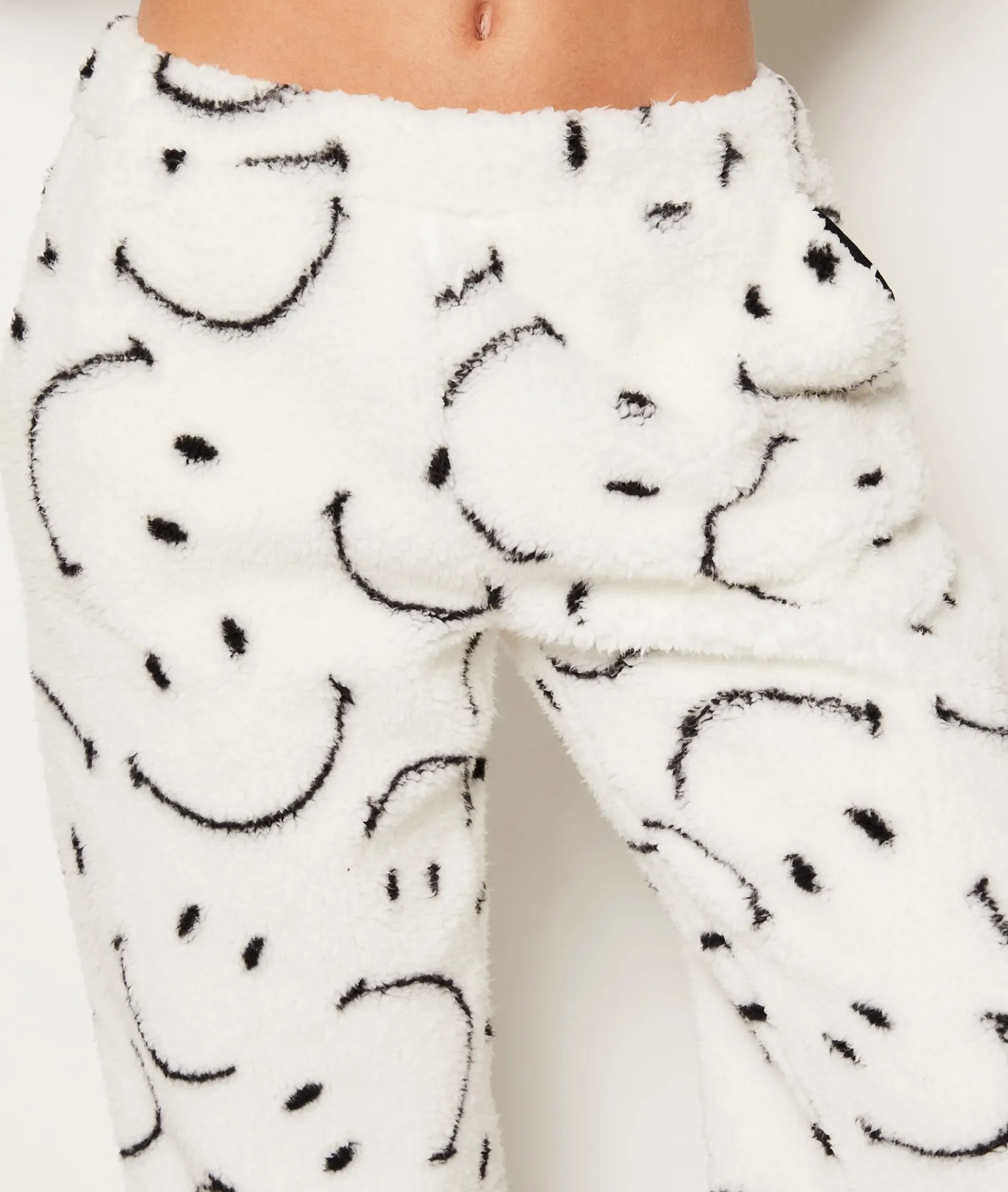 Etam Pantalon de pyjama polaire Smiley®ORIGINALS ECRU Outlet