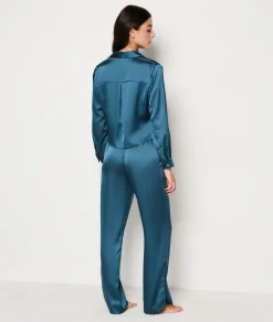 Etam Pantalon de pyjama satiné VERTCANARD Discount
