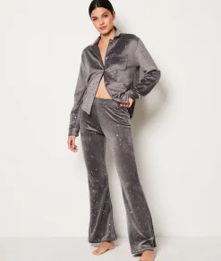 Etam Pantalon de pyjama étoile ANTHRACITE Fashion