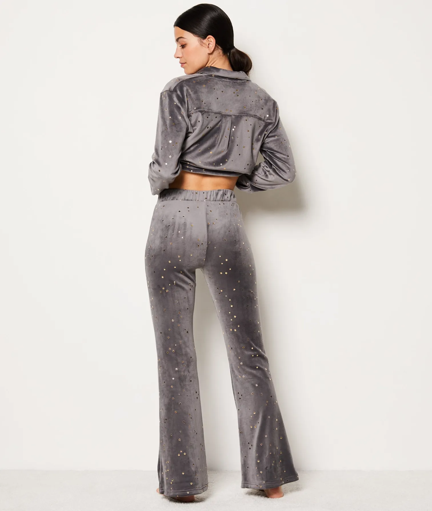 Etam Pantalon de pyjama étoile ANTHRACITE Fashion