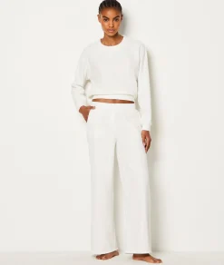 Etam Pantalon molleton granulé ECRU Best Sale