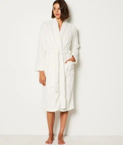 Etam Peignoir polaire ECRU Hot