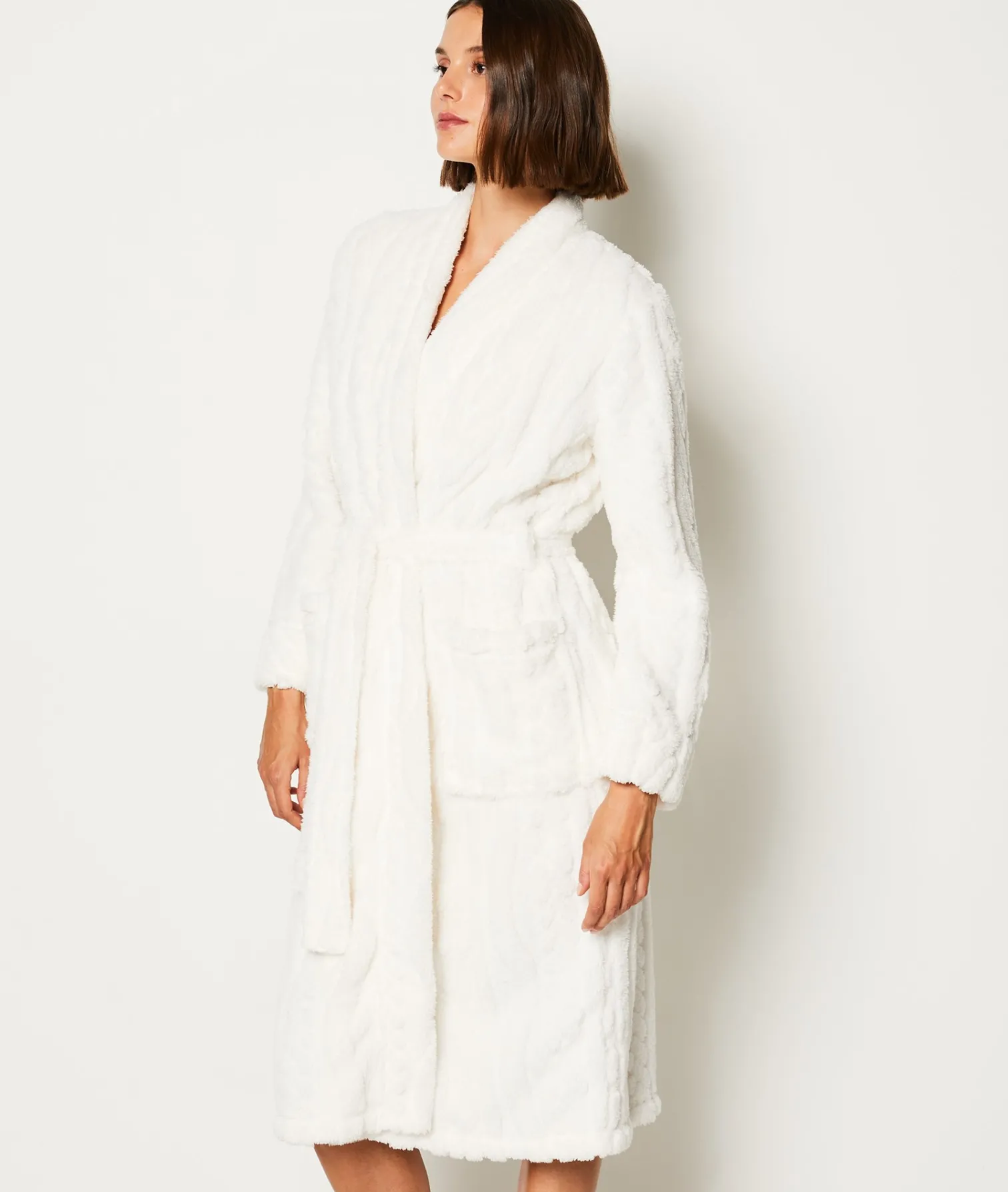 Etam Peignoir polaire ECRU Hot