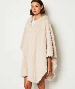 Etam Poncho polaire BEIGE Hot