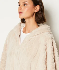 Etam Poncho polaire BEIGE Hot