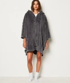 Etam Poncho polaire GRIS Best