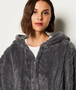 Etam Poncho polaire GRIS Best