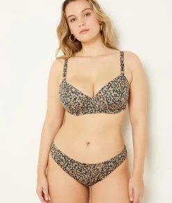 Etam Printed Balconette Bikini Top MULTICOLOURED Online