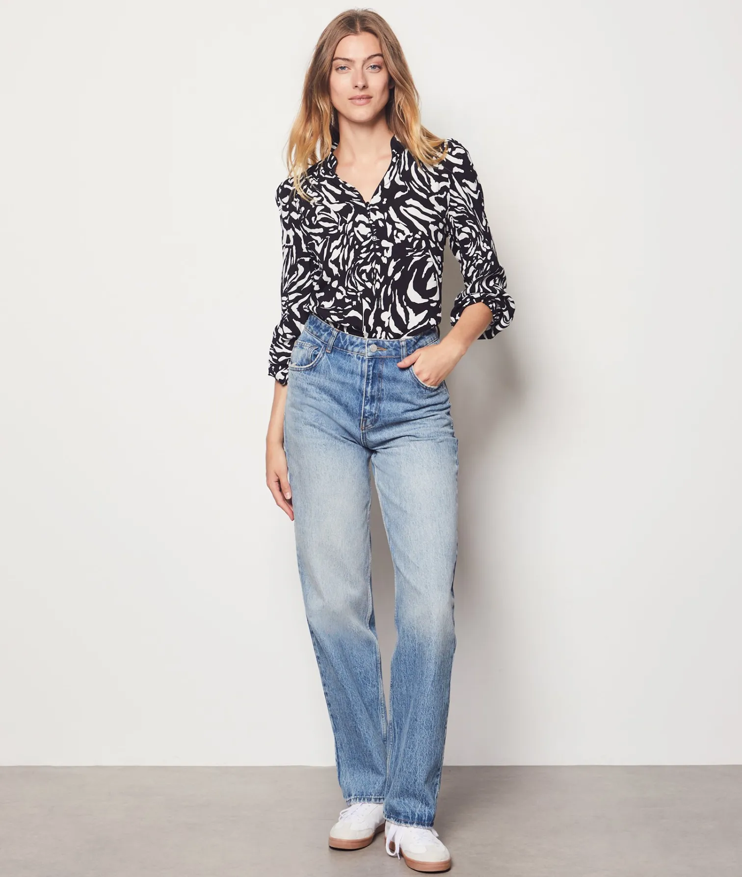 Etam Printed Blouse IMPFDBLACK Shop