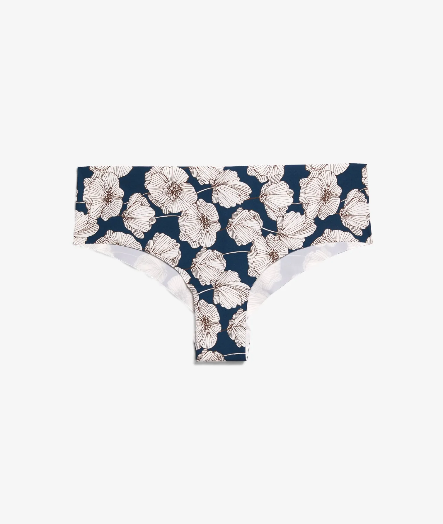 Etam Printed Microfiber Hipster EcruPrintedFabric New