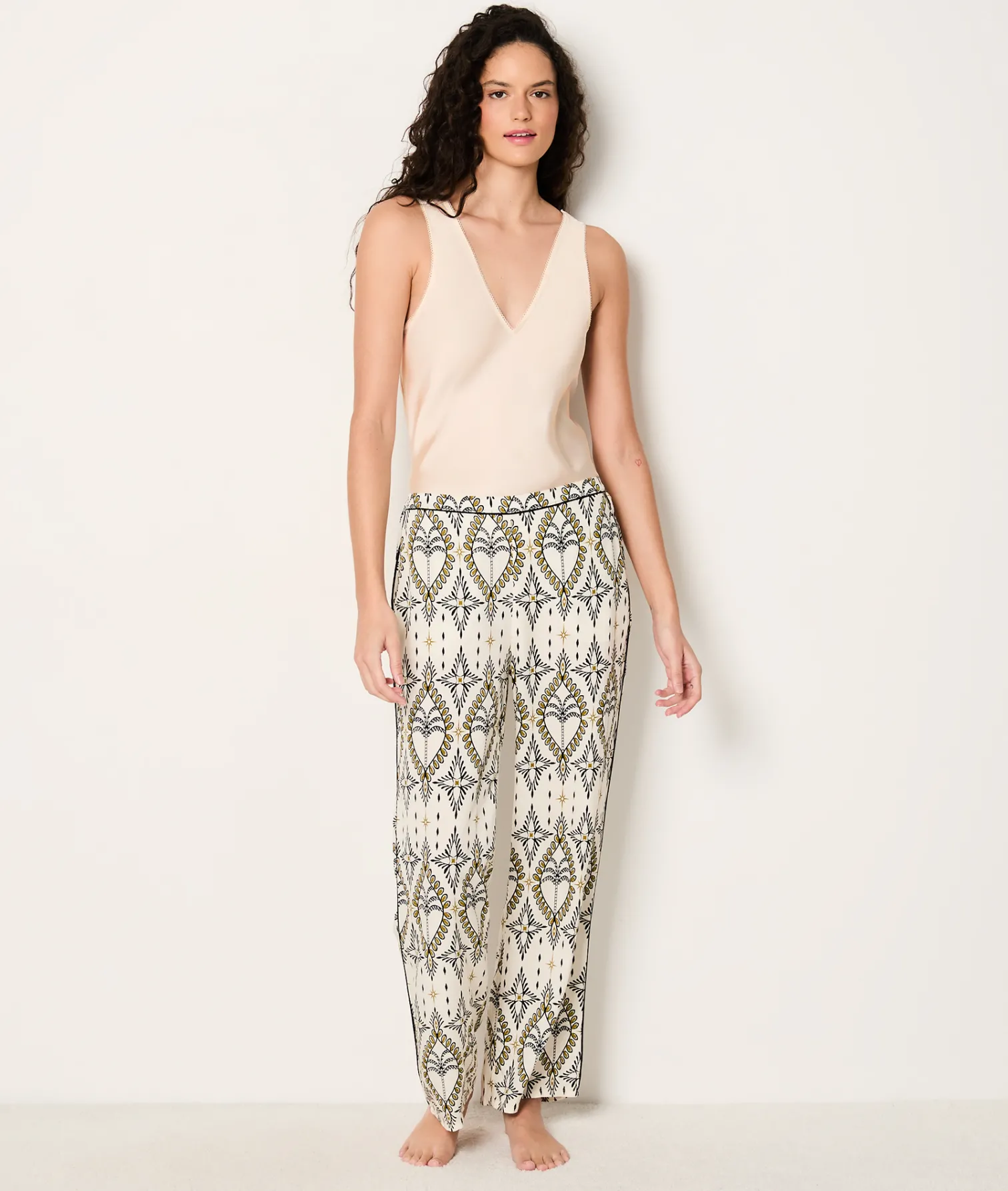 Etam Printed Pyjama Bottoms IMPFDECRU Online