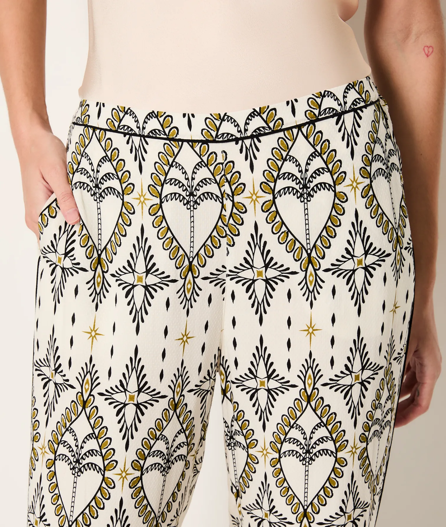 Etam Printed Pyjama Bottoms IMPFDECRU Online