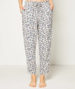 Etam Printed Pyjama Trousers MARINE Store