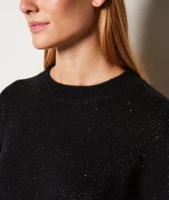 Etam Pull cachemire  à paillettes NOIR Best Sale