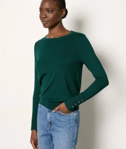 Etam Pull col rond VERTSAPIN Best Sale