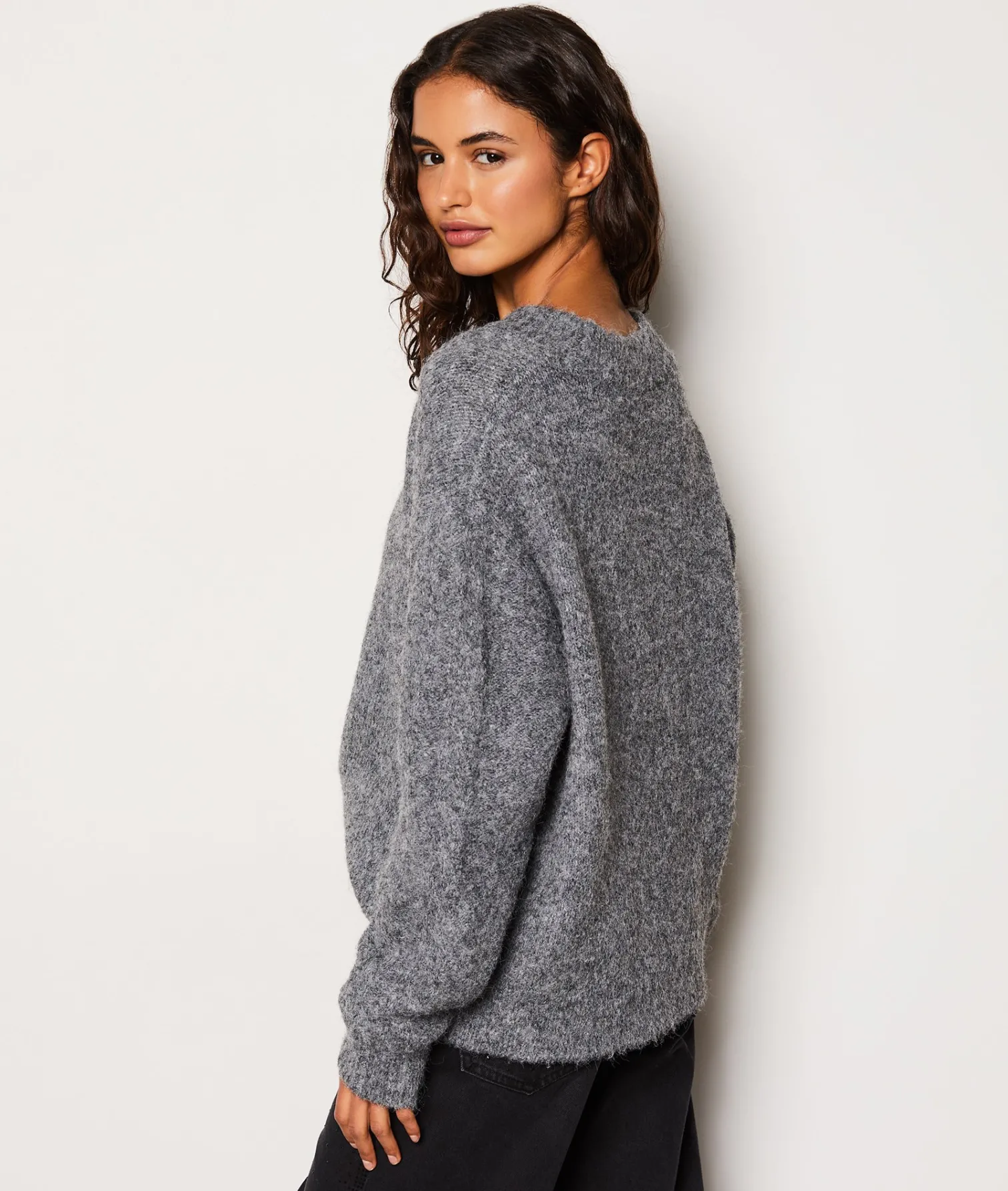 Etam Pull col rond ANTHRACITE Online