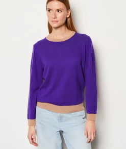 Etam Pull col rond cachemire VIOLET Store