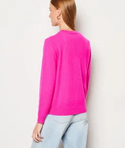 Etam Pull col rond cachemire ROSEBONBON New