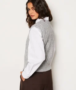 Etam Pull sans manches en maille GRISCLAIR Online
