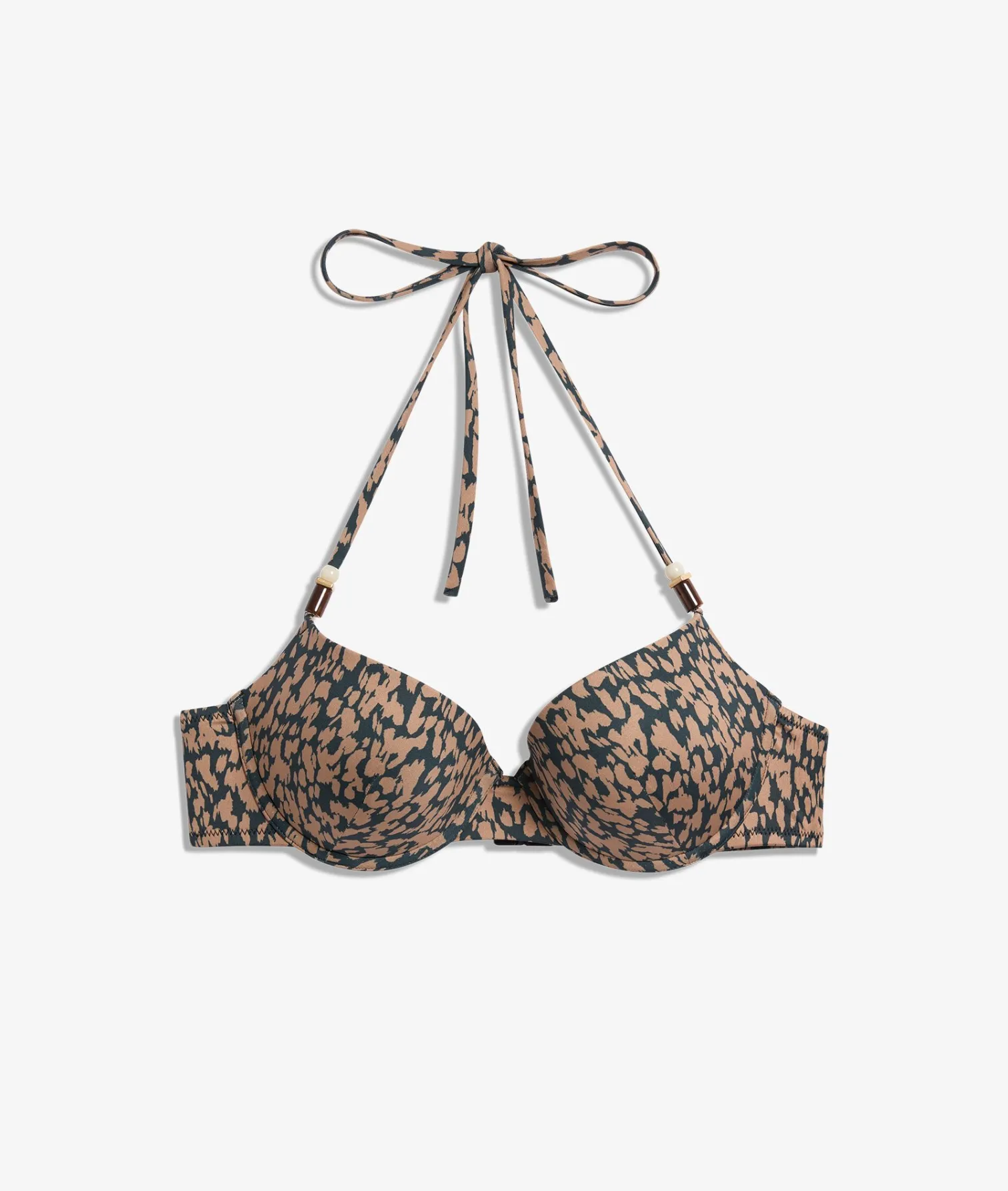 Etam Push-up Bikini Top with Pattern MULTICOLOURED Shop