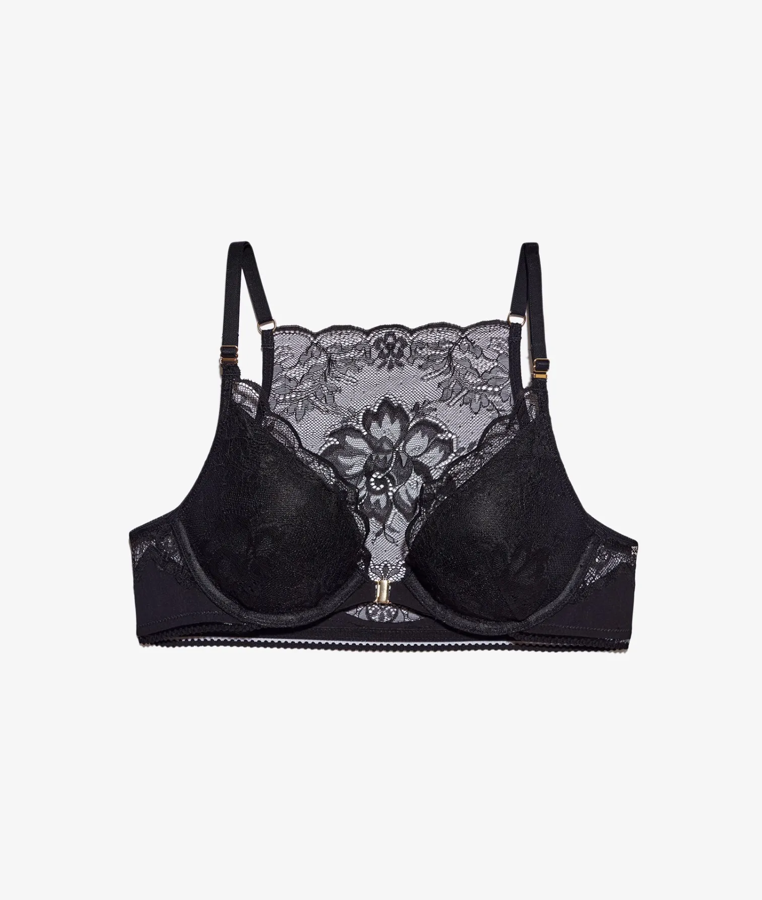 Etam Push-up Bra N.2 - The Plunge BLACK Online
