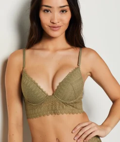 Etam Push-up Bra N.2 - The Plunge KHAKI Online