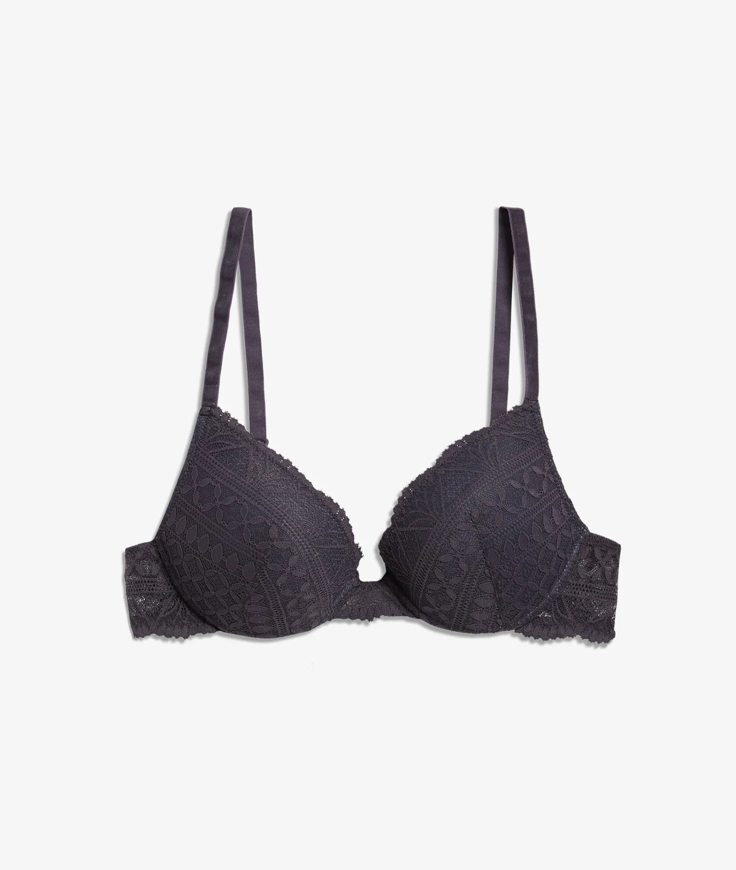 Etam Push-up Bra N.2 - The Plunge ANTHRACITE Best Sale