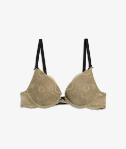 Etam Push-up Bra N.2 - The Plunge Khaki Best Sale