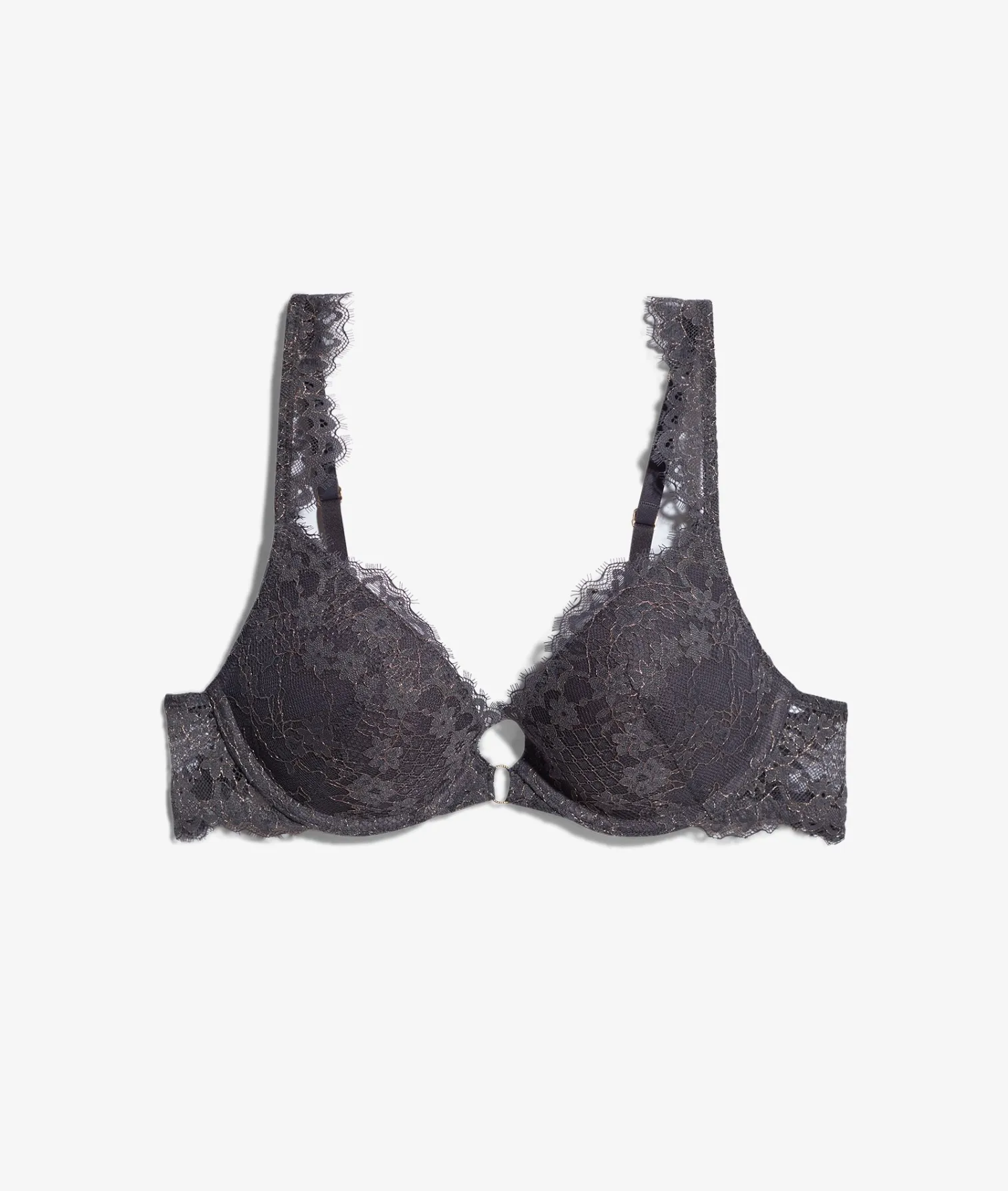 Etam Push-up Bra N.2 - The Plunge GREY New
