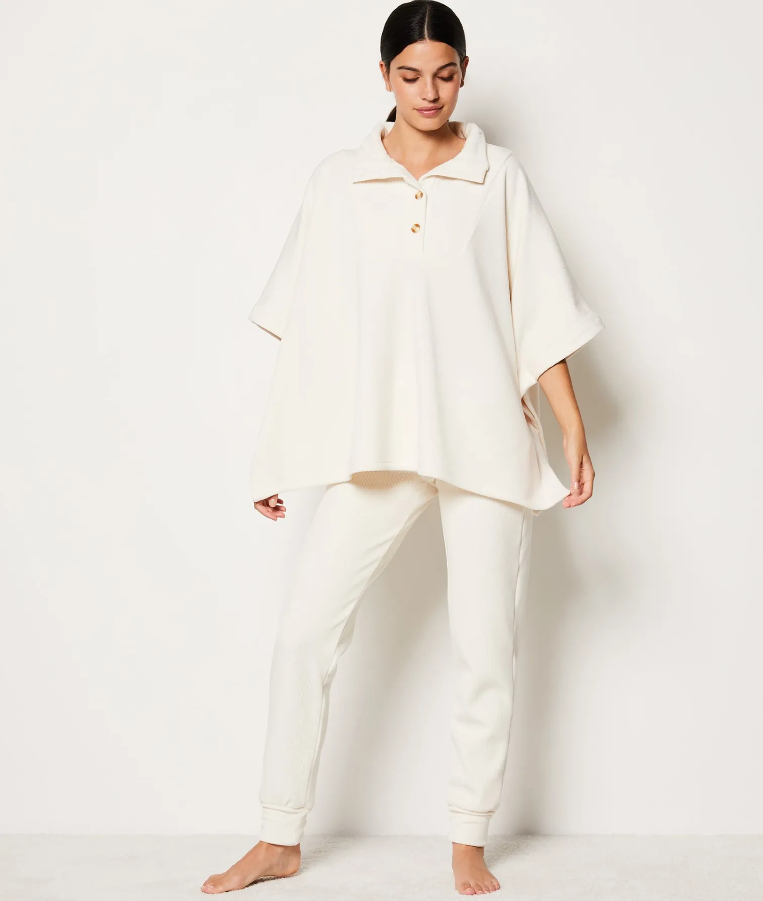 Etam Pyjama Poncho ECRU Clearance