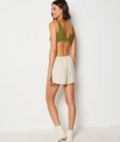 Etam Pyjama Shorts PALEYELLOW Hot