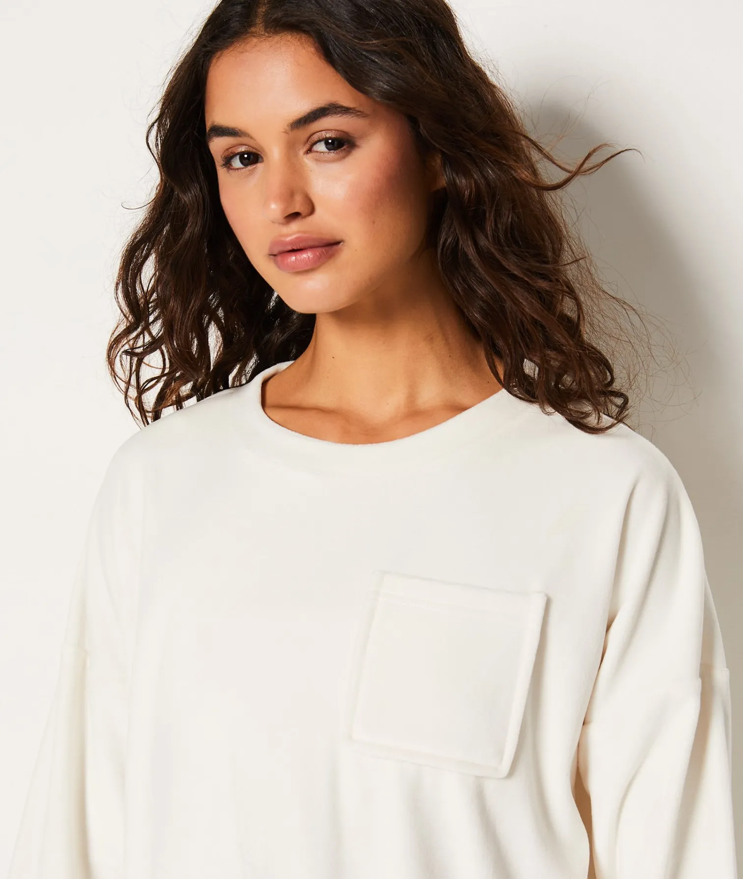 Etam Pyjama Sweatshirt ECRU Cheap