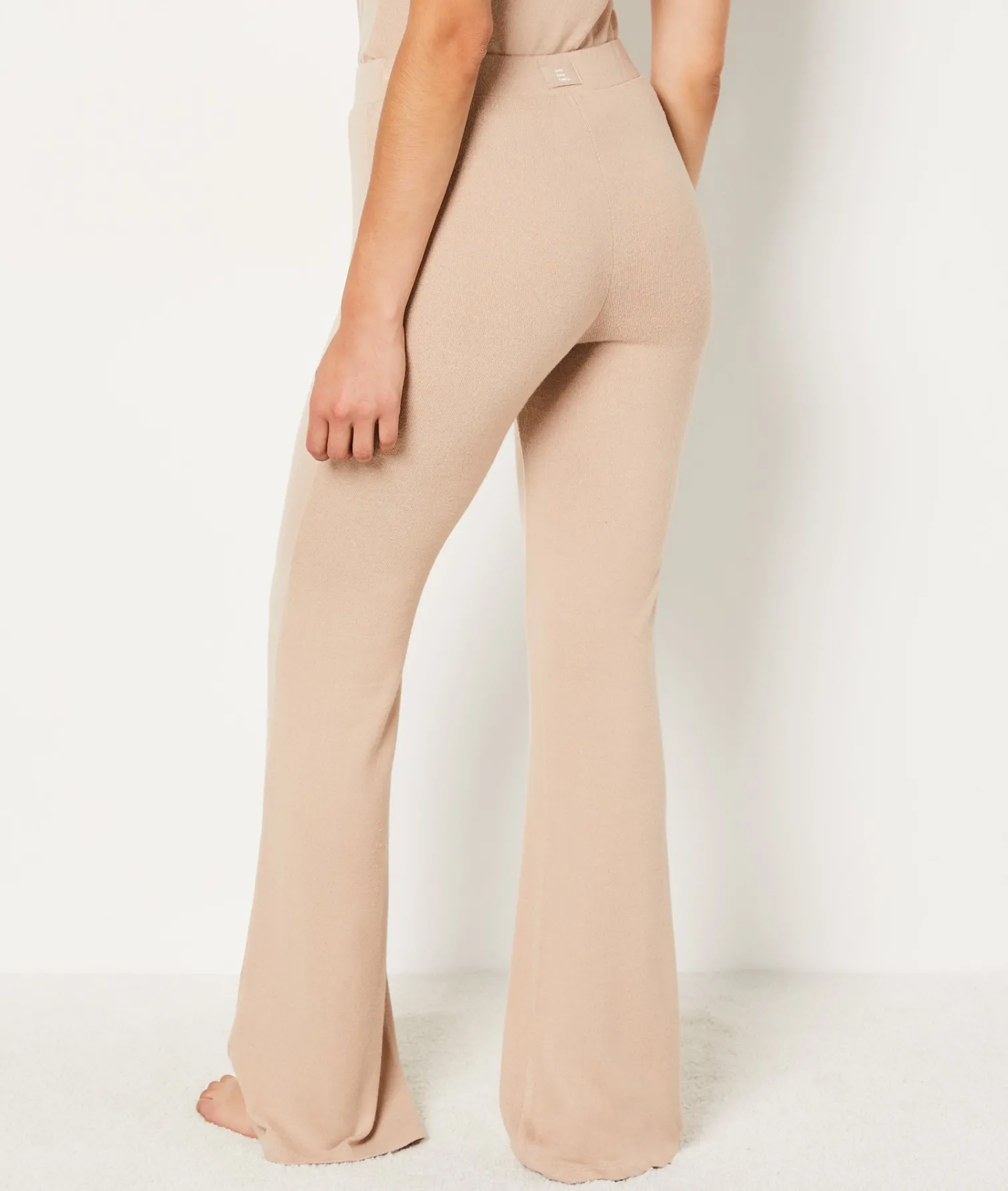 Etam Pyjama trousers with a flared cut BEIGE New