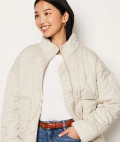 Etam Quilted Jacket ECRU Sale