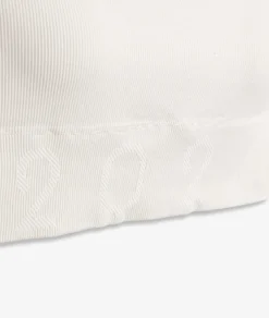 Etam Ribbed Asymmetric Bralette - Light Support WHITE Fashion