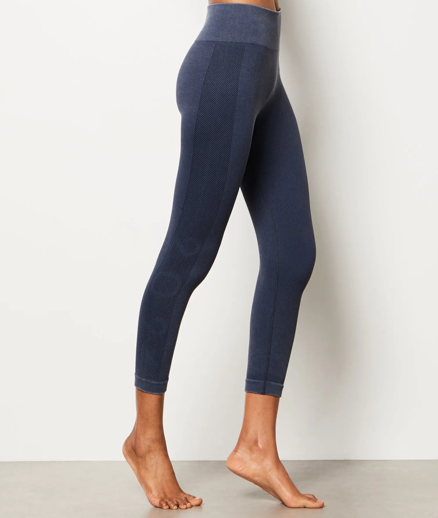 Etam Ribbed Leggings BLUE Hot