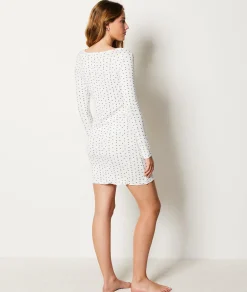 Etam Ribbed Nightshirt ECRU Best Sale