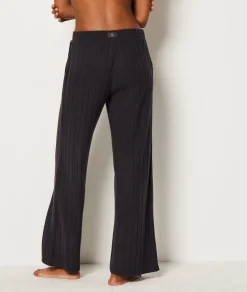 Etam Ribbed Pyjama Bottoms NOIR Sale