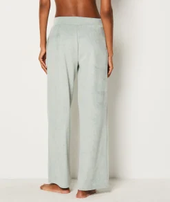 Etam Ribbed Pyjama Bottoms KAKI Cheap