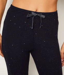 Etam Ribbed Pyjama Bottoms BLEUNUIT Cheap
