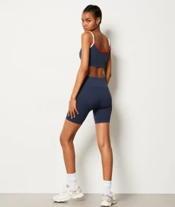 Etam Ribbed sports cyclist BLUE Clearance