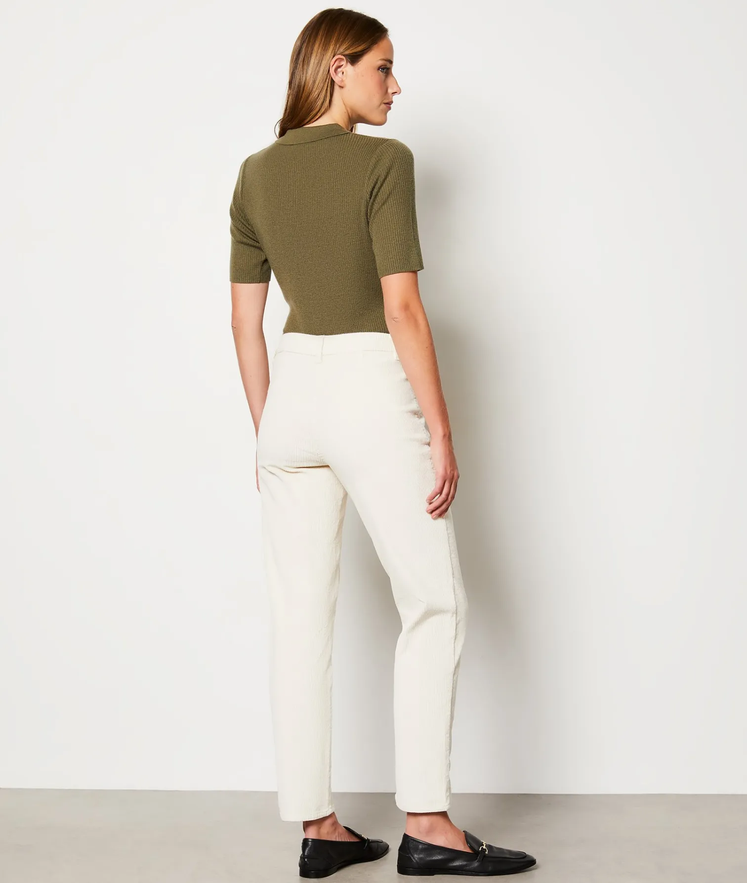 Etam Ribbed Trousers BLANC Flash Sale