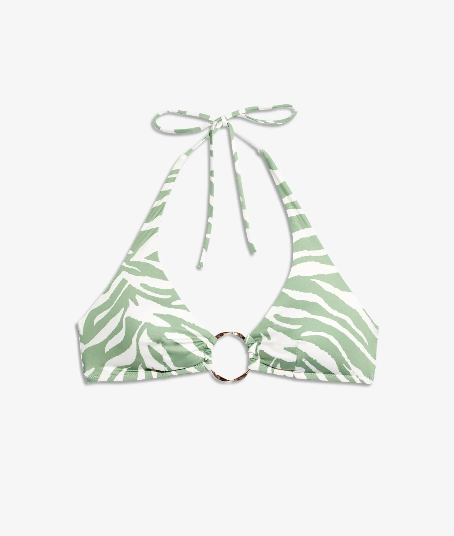 Etam Ring Detail Triangle Bikini Top IMPFONDVERT Store