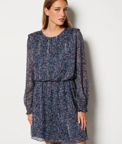 Etam Robe courte à motifs IMPFDVIOLET. Store